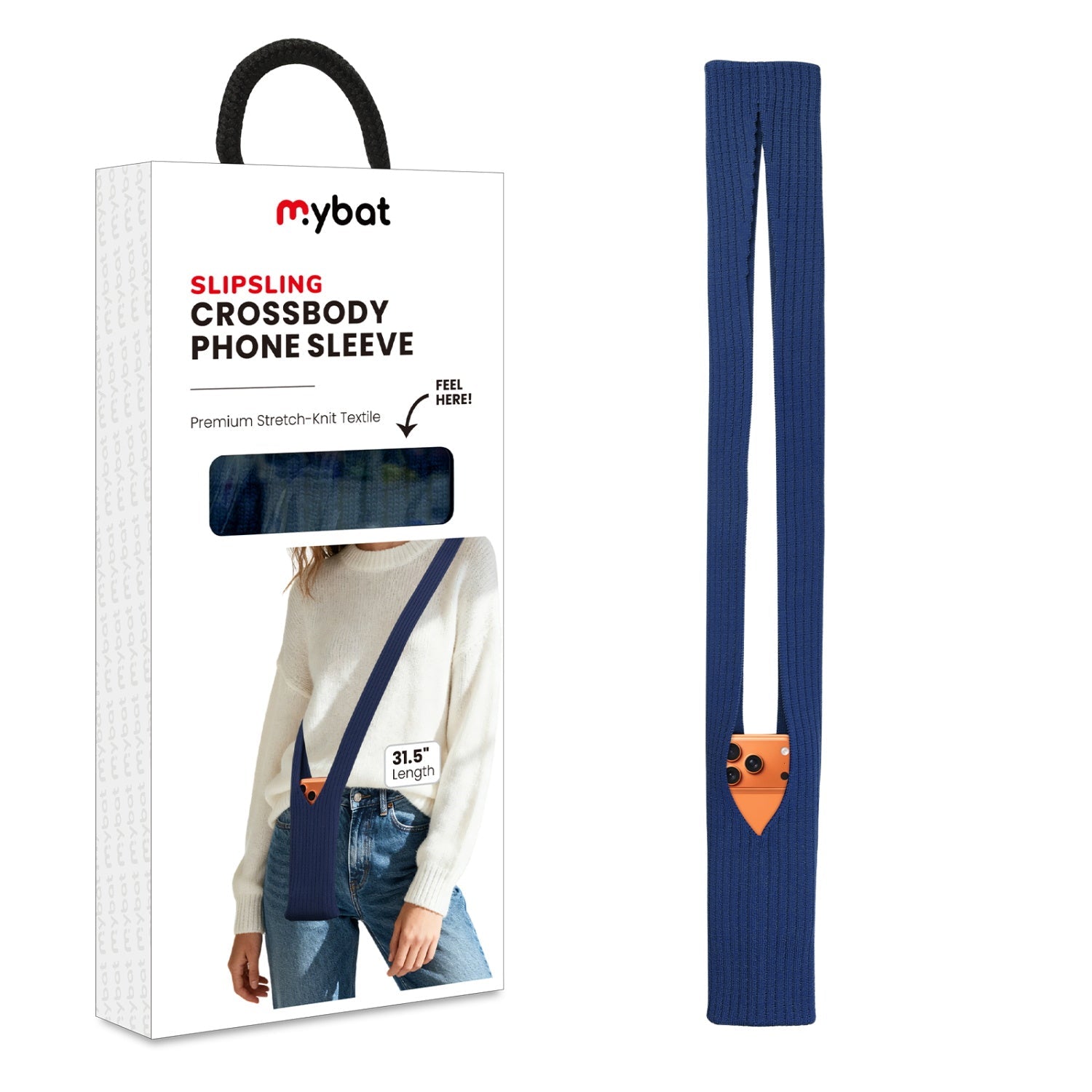 MyBat SlipSling Crossbody Phone Sleeve - Royal Blue