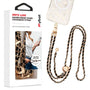 MyBat Onyx Luxe Adorn Series Chain Crossbody Phone Strap - Black / Gold