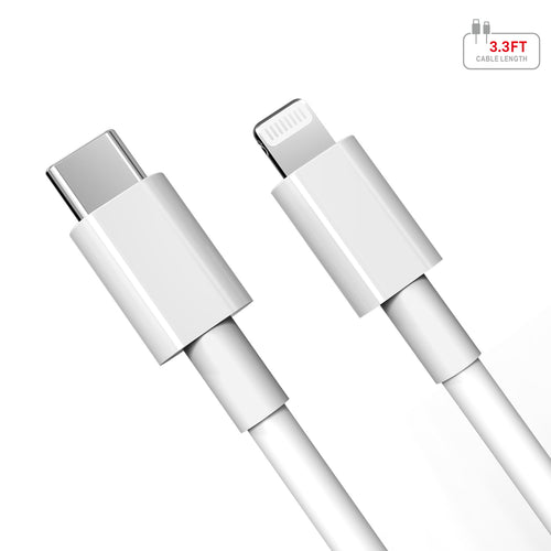 Neutral USB-C to Lightning Cable - 3.3FT - White - NCBFLCMO05W10-1.JPG