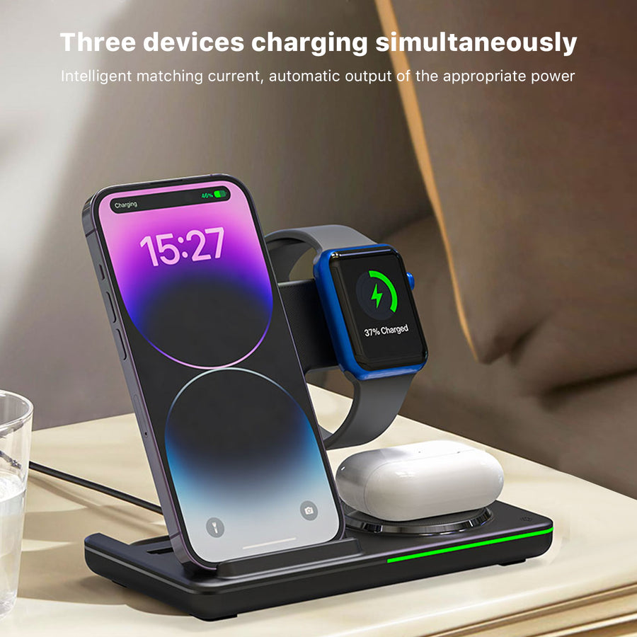 Neutral 3-in-1 Wireless Charging Station - Black - NCGWIRC15PW-3.JPG