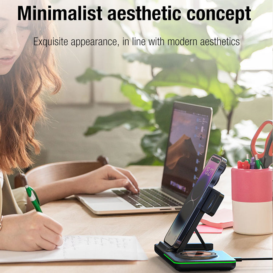 Neutral 3-in-1 Wireless Charging Station - Black - NCGWIRC15PW-6.JPG
