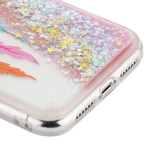 Airium Quicksand Glitter Hybrid Protector Cover for Apple iPhone XR - Dreamcatcher & Gold Stars - NIPHONEXRHPCGTIM011WP-3.jpg