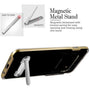 Airium Hybrid Protector Cover (with Magnetic Metal Stand) for Samsung Galaxy S10 - Gold / Transparent Clear - NSAMS10HPCSAAS824WP-4.jpg