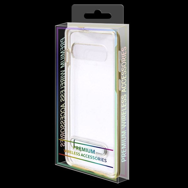 Airium Hybrid Protector Cover (with Magnetic Metal Stand) for Samsung Galaxy S10 - Gold / Transparent Clear - NSAMS10HPCSAAS824WP-6.jpg