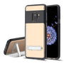 Airium Hybrid Protector Cover (with Magnetic Metal Stand) for Samsung Galaxy S9 - Black / Transparent Clear - NSAMS9HPCSAAS821NP-1.jpg
