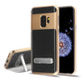 Airium Hybrid Protector Cover (with Magnetic Metal Stand) for Samsung Galaxy S9 - Gold / Transparent Clear - NSAMS9HPCSAAS824NP-1.jpg