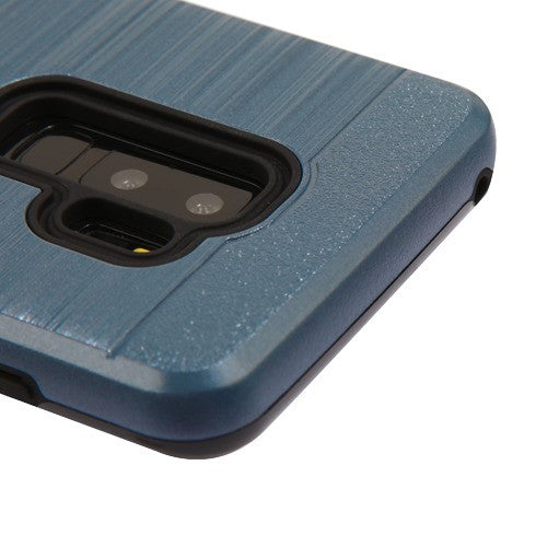 Airium Brushed Hybrid Protector Cover(with Card Wallet) for Samsung Galaxy S9 Plus - Ink Blue / Black - NSAMS9PLUSHPCSAAS688NP-3.jpg