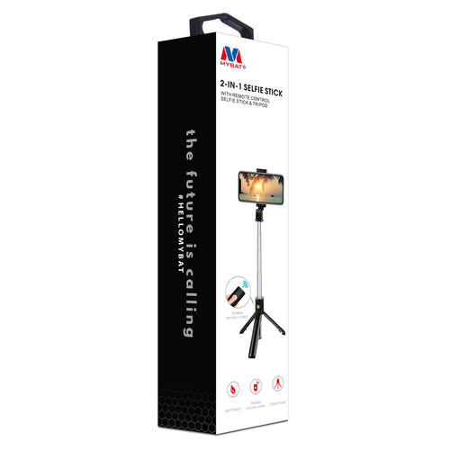 MyBat Wireless Selfie Stick(with Shutter Control) - Black - NSELFIEMONOPOD101-10.jpg