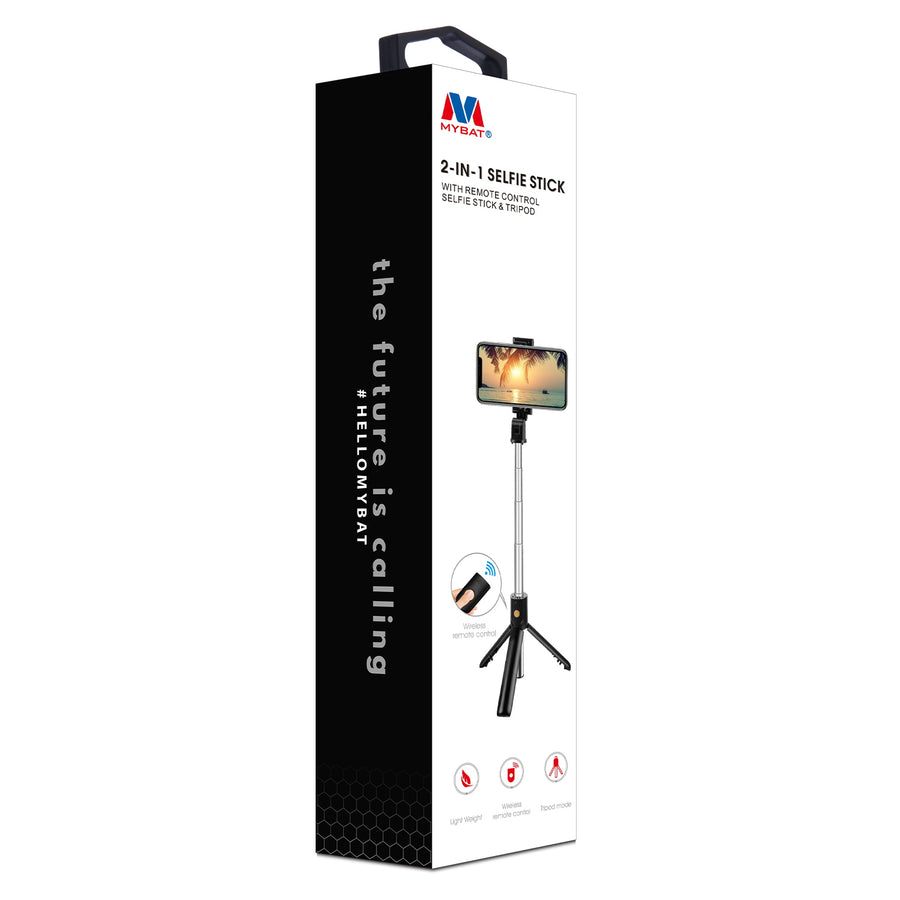 MyBat Wireless Selfie Stick(with Shutter Control) - Black - NSELFIEMONOPOD101-10.jpg