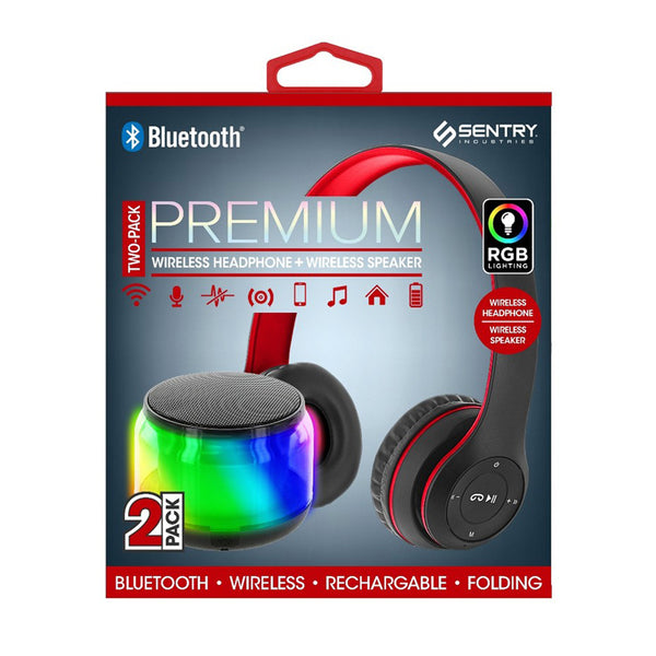 Sentry Light-Up RGB Bluetooth Speaker & Headphones Combo Pack - Red RGB - ONG-BTSP3RD-2.jpg