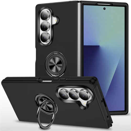 Chief Magnetic Ring Stand Case For Samsung Galaxy Z Fold8 Ultra - Black - QBCHIEF-UL8FLD-BK.jpg