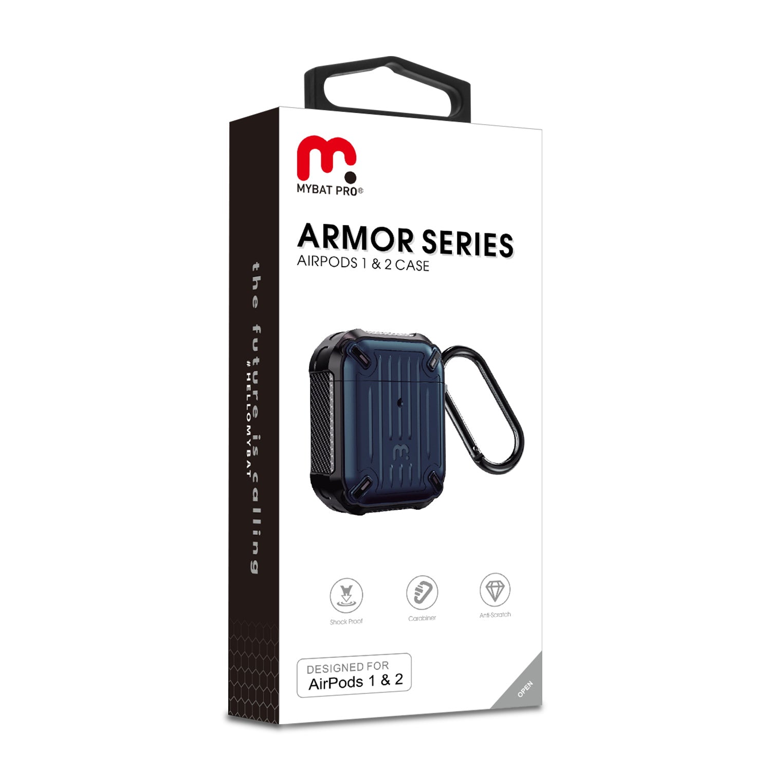 MyBat Pro Armor Series Case for Apple AirPods Gen 1 and Gen 2 - Blue