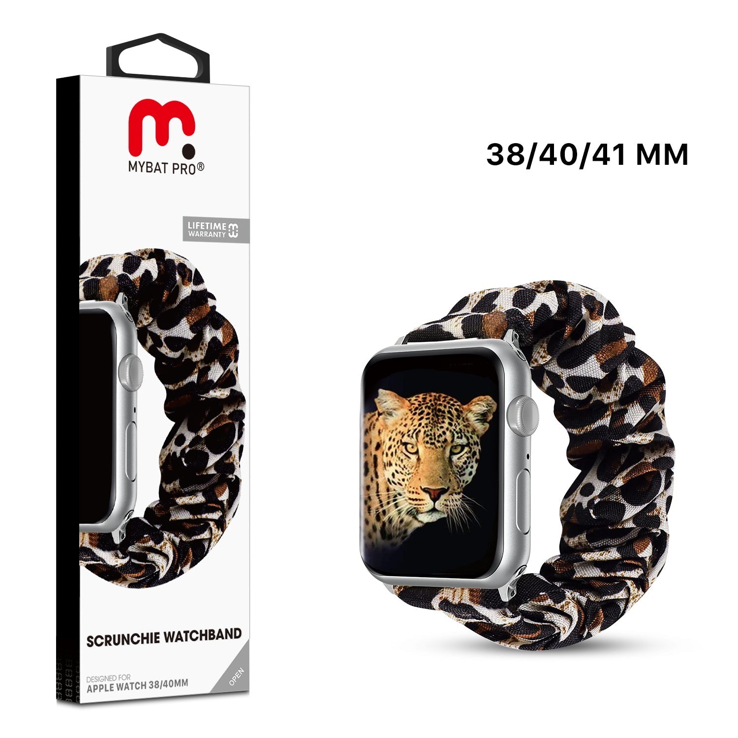 MyBat Pro Scrunchie Watchband for Apple Watch 38mm / 40mm - Leopard