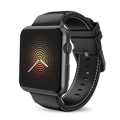 MyBat Pro Leather Watchband for Apple Watch 41mm / 40mm - Black - RAPWH40BAN251-2.jpg