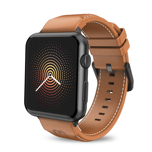 MyBat Pro Leather Watchband for Apple Watch 41mm / 40mm - Brown - RAPWH40BAN252-2.jpg