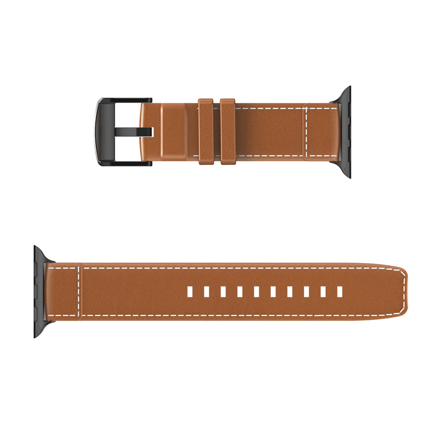 MyBat Pro Leather Watchband for Apple Watch 41mm / 40mm - Brown - RAPWH40BAN252-4.jpg