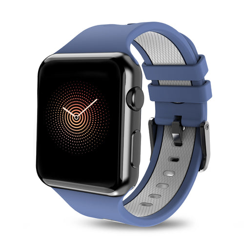 MyBat Pro Silicone Antimicrobial Watchband for Apple Watch 38mm / 40mm - Dark Blue / Grey - RAPWH40BAN262-2.jpg