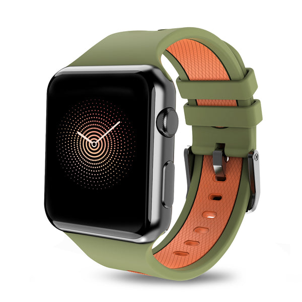 MyBat Pro Silicone Watchband for Apple Watch 41mm / 40mm - Green - RAPWH40BAN264-2.jpg