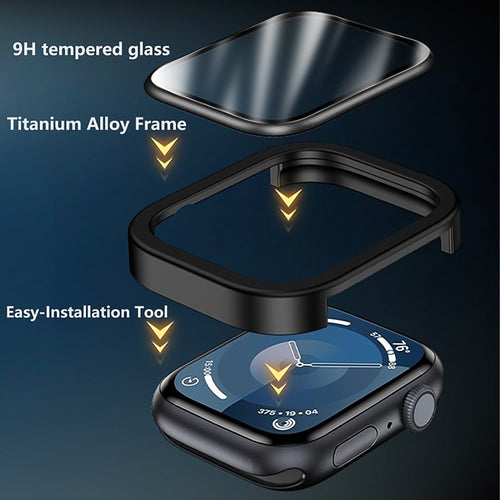 MyBat Pro 3D Full Coverage Tempered Glass Screen Protector with Installation Frame for Apple Watch Series 9 41mm/Watch Series 8 41mm / Watch Series 7 41mm - Black - RAPWH41SC371-2.jpg