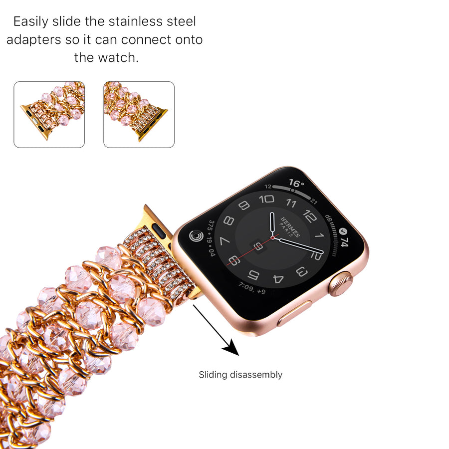 MyBat Pro Crystal Watchband for Apple Watch 42mm / 44mm - Pink - RAPWH44BAN221-5.jpg