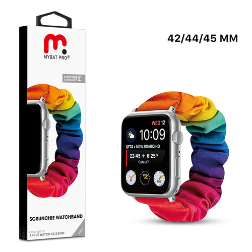 MyBat Pro Scrunchie Watchband for Apple Watch 42mm / 44mm - Rainbow - RAPWH44BAN245-1.jpg