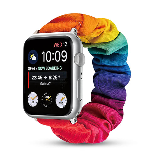 MyBat Pro Scrunchie Watchband for Apple Watch 42mm / 44mm - Rainbow - RAPWH44BAN245-2.jpg