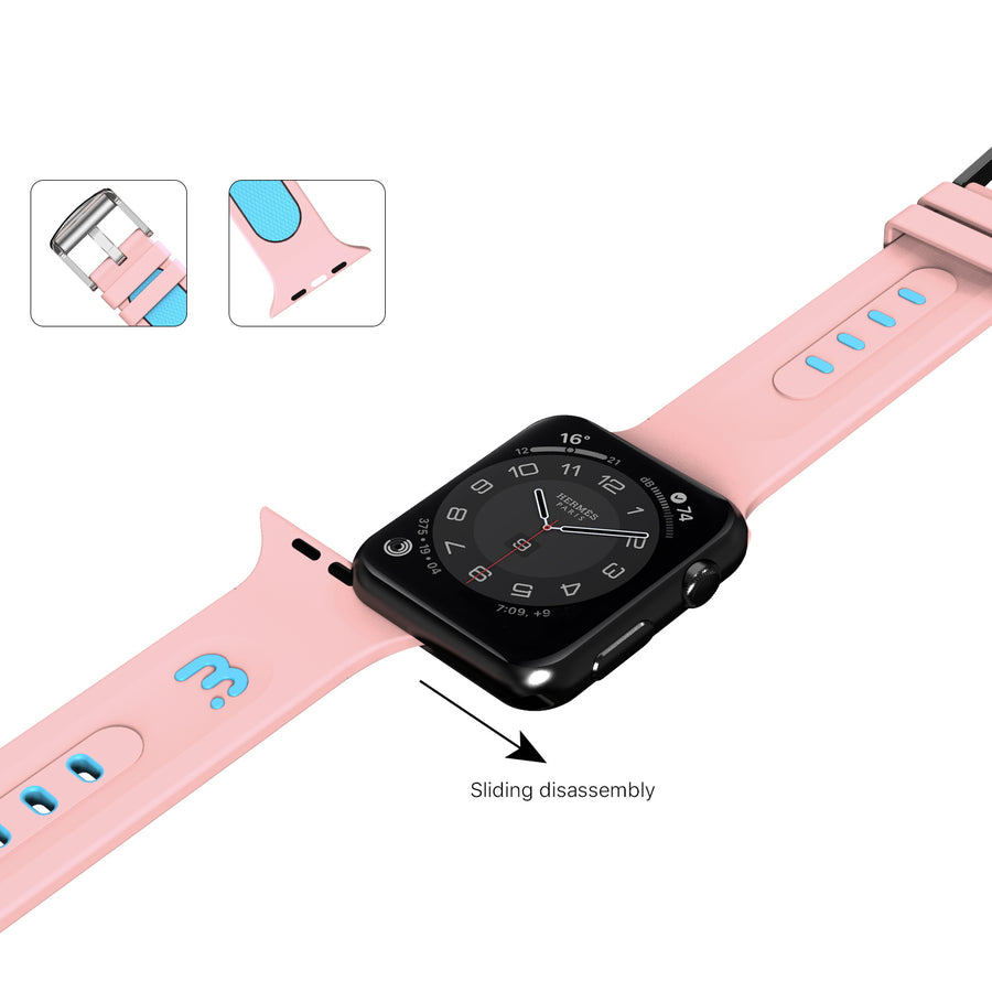 MyBat Pro Silicone Watchband for Apple Watch 45mm / 44mm - Pink - RAPWH44BAN263-6.jpg
