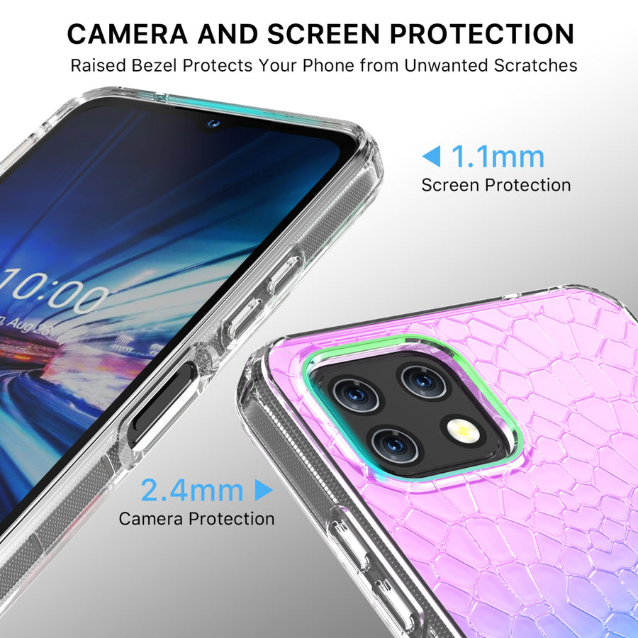 MyBat Pro Mood Series Case for Boost Celero 5G 2.0 - Iridescent Snake - RBTCE5GNCSFSSM367-4.jpg