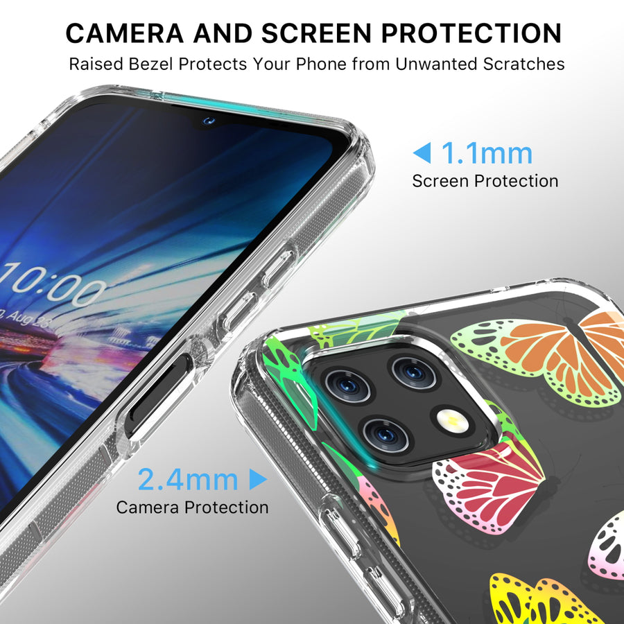 MyBat Pro Mood Series Case for Boost Celero 5G 2.0 - Neon Butterflies - RBTCE5GNCSFSSM368-4.jpg