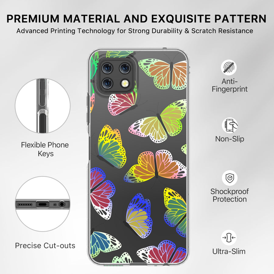 MyBat Pro Mood Series Case for Boost Celero 5G 2.0 - Neon Butterflies - RBTCE5GNCSFSSM368-6.jpg
