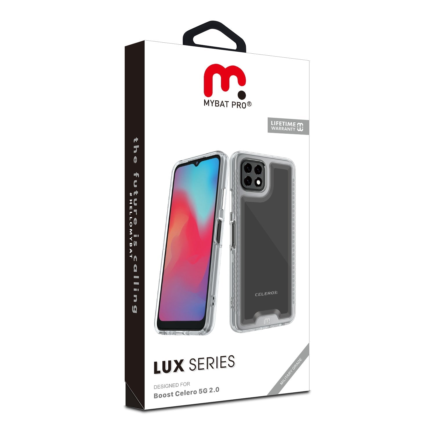 MyBat Pro Lux Series Case for Boost Celero 5G 2.0 - Clear