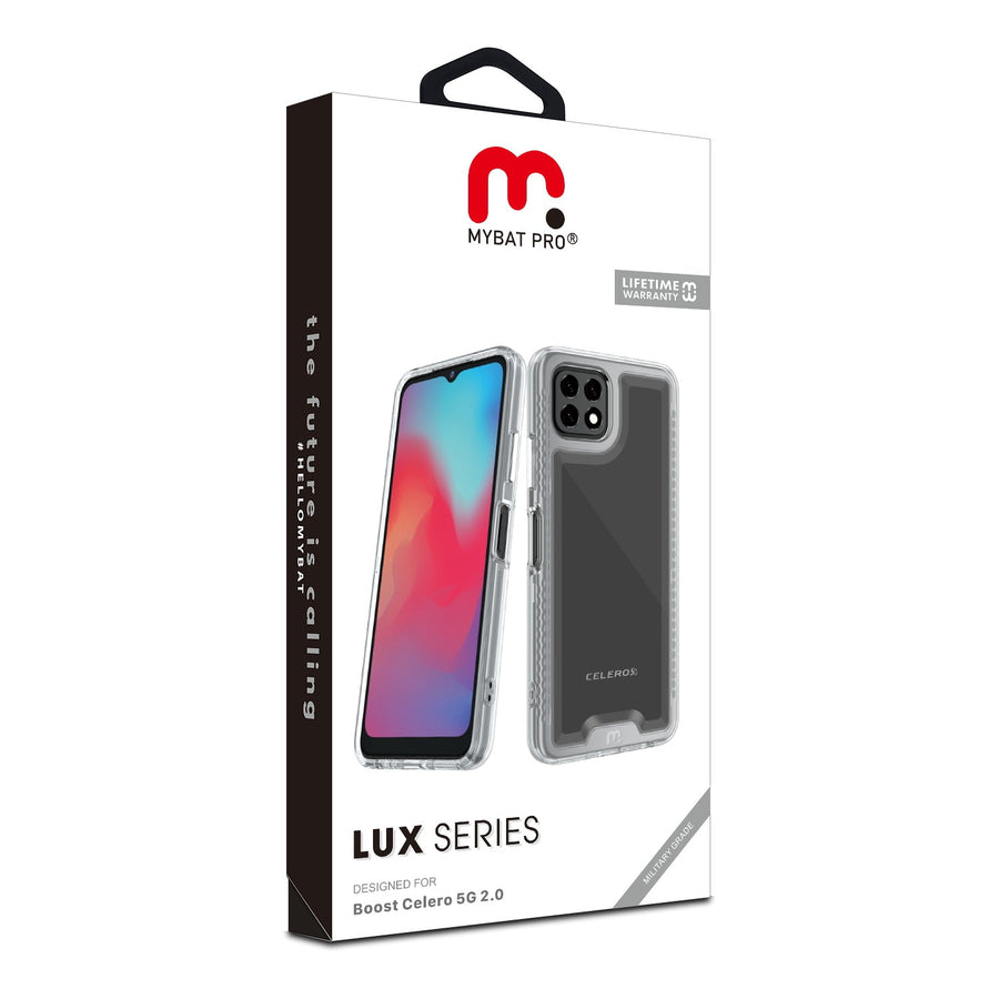 MyBat Pro Lux Series Case for Boost Celero 5G 2.0 - Clear