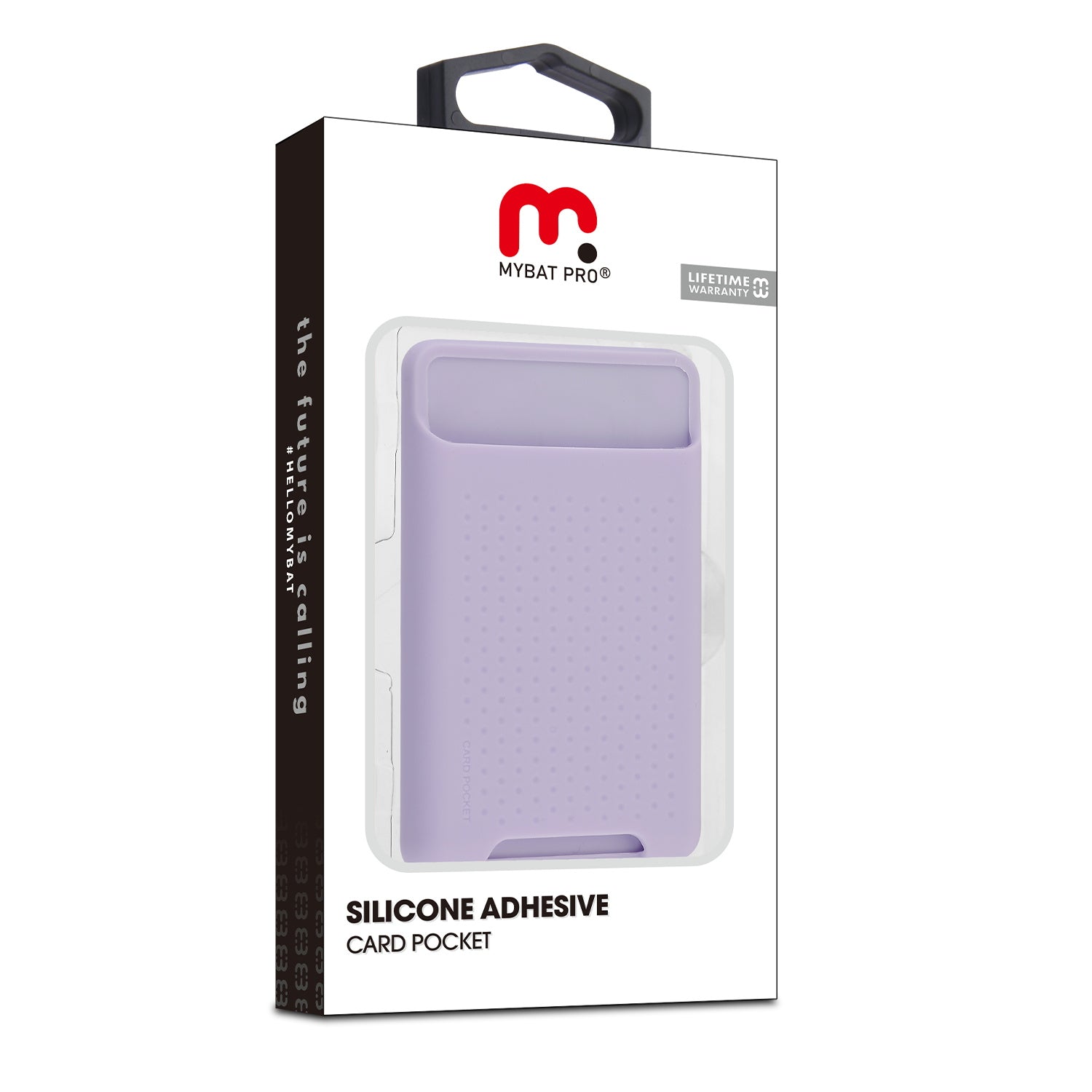 MyBat Pro Silicone Adhesive Card Pocket - Purple