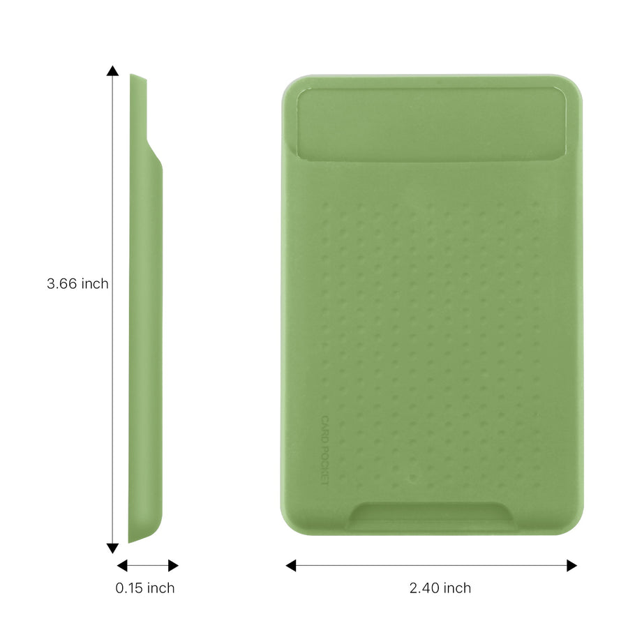 MyBat Pro Silicone Adhesive Card Pocket - Green - RCARDPOUCH203-5.jpg