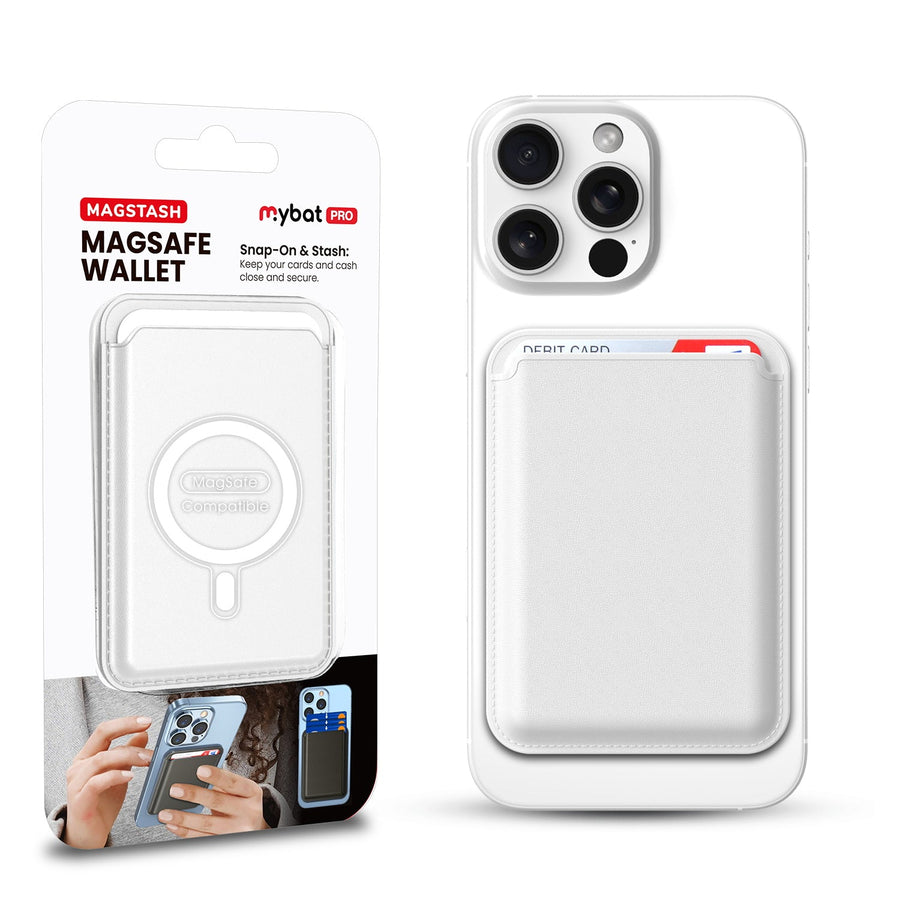 MyBat Pro MagStash MagSafe Wallet - White