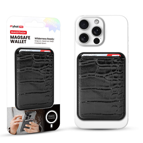 MyBat Pro MagStash Wild MagSafe Wallet - Crocodile Embossed - Black - RCARDPOUCH601.JPG