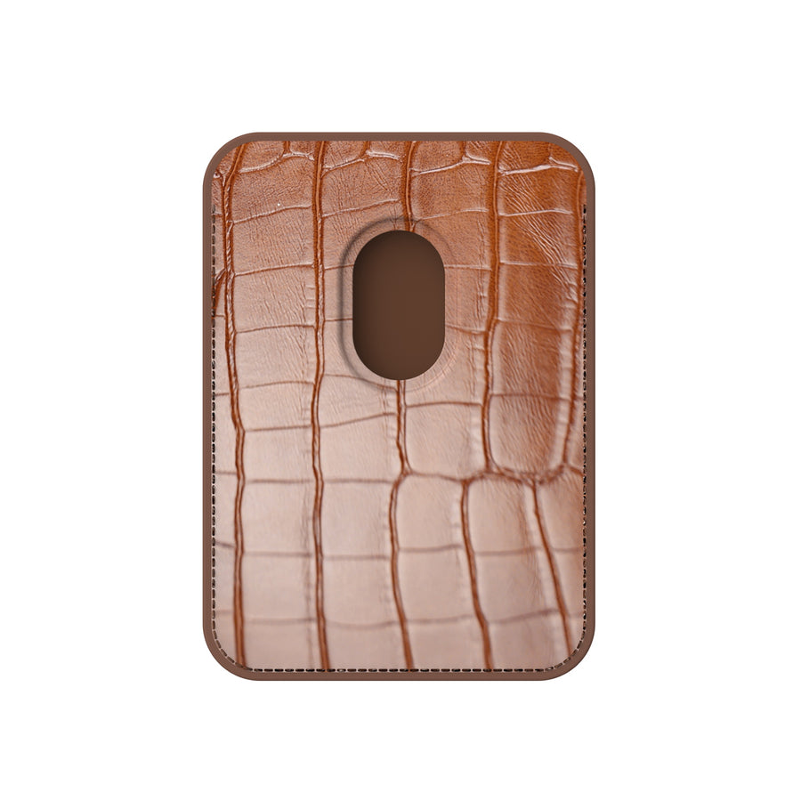 MyBat Pro MagStash Wild MagSafe Wallet - Crocodile Embossed - Brown - RCARDPOUCH604-3.jpg