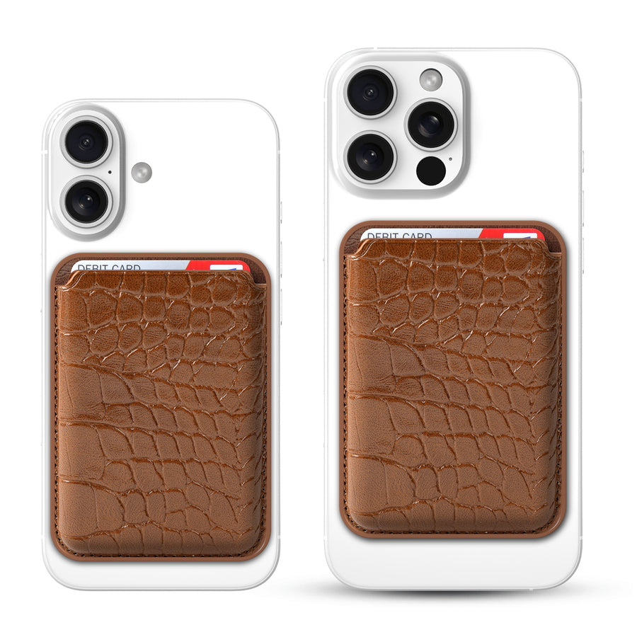 MyBat Pro MagStash Wild MagSafe Wallet - Crocodile Embossed - Brown - RCARDPOUCH604-7.jpg