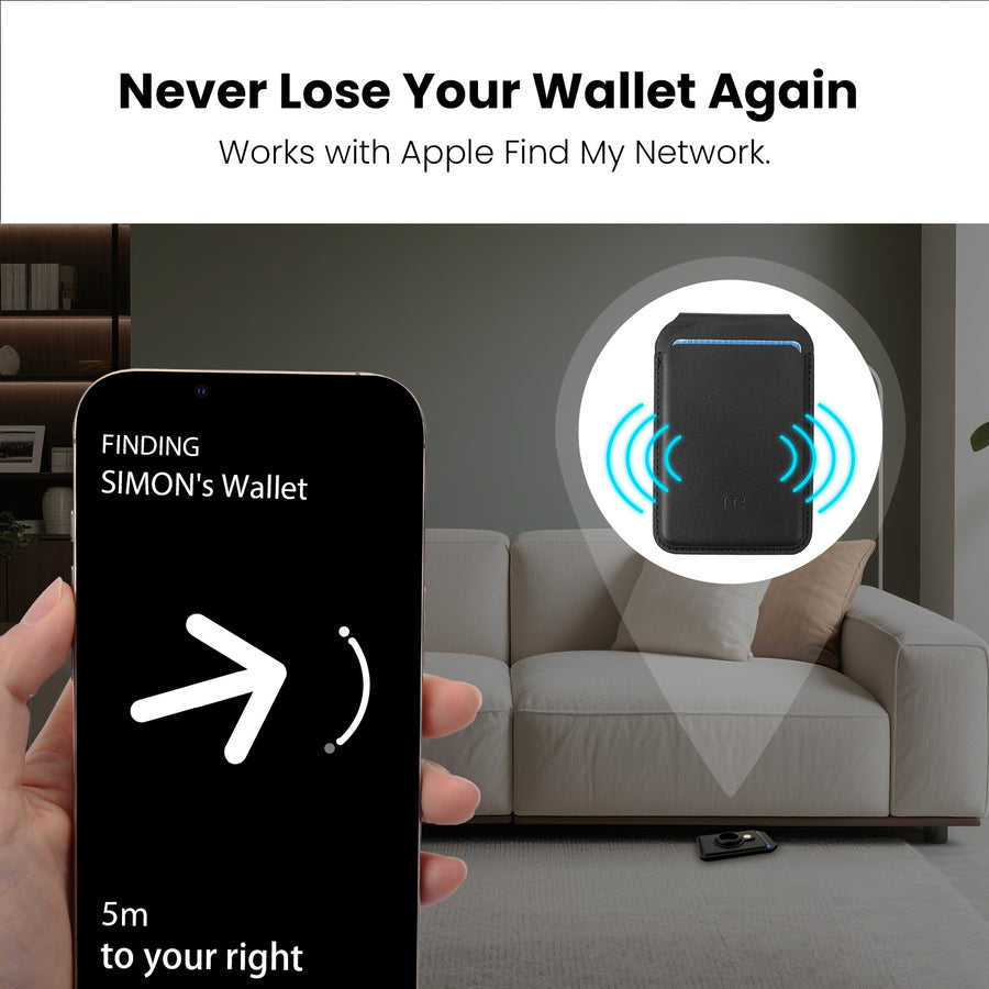 MyBat Pro MagStash Trace Folio MagSafe Wallet with Apple Find My - Black - RCARDPOUCH631-10.jpg