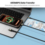 MyBat Pro 100W USB-C to Dual USB-C Braided Charging Cable - 6FT - Black - RCBC2CMO20BK18-100-6.JPG