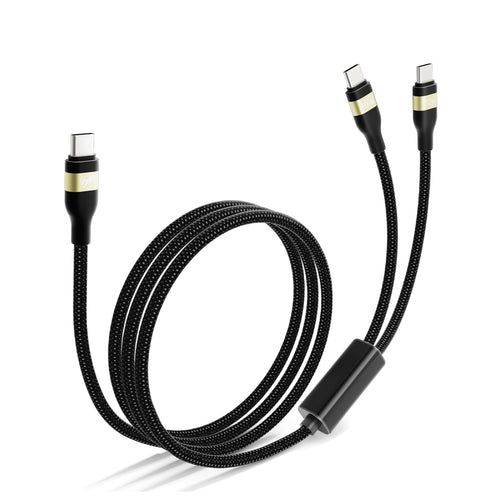 MyBat Pro 100W USB-C to Dual USB-C Braided Charging Cable - 6FT - Black - RCBC2CMO20BK18-100.JPG