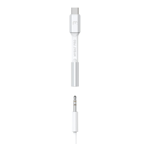 MyBat Pro USB-C to 3.5mm Audio Adapter - White - RCBC3MN38W08-2.jpg