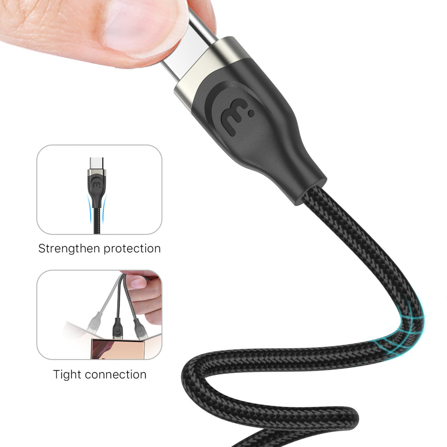 MyBat Pro USB-C to 3.5mm Male Audio Cable - 4 FT - Black - RCBC3MO46B12-5.jpg