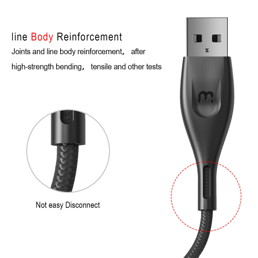 MyBat Pro USB-A to USB-C Cable - 6 FT - Black - RCBCAMO001-4.jpg