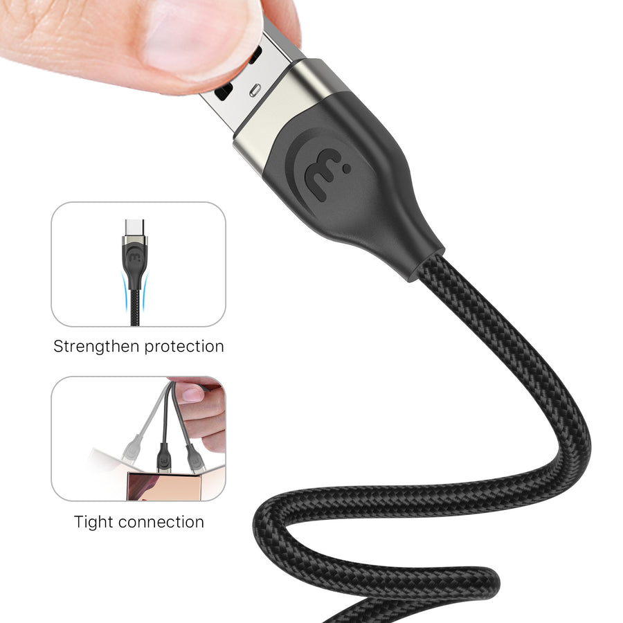 MyBat Pro USB-A to USB-C Braided Cable - 6FT - Black - RCBCAMO06B18-4.jpg