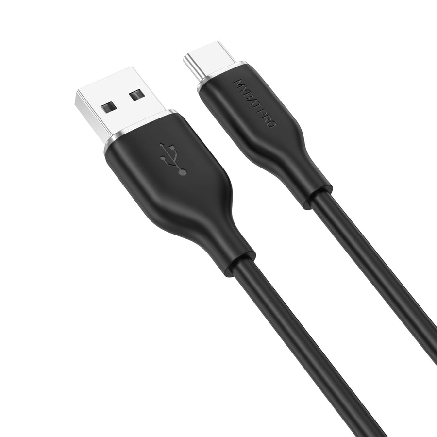 MyBat Pro USB-A to USB-C Liquid Silicone Cable - 3FT - Black - RCBCAMO07B10-2.jpg