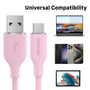 MyBat Pro USB-A to USB-C Liquid Silicone Cable - 3FT - Pink - RCBCAMO07P10-7.jpg