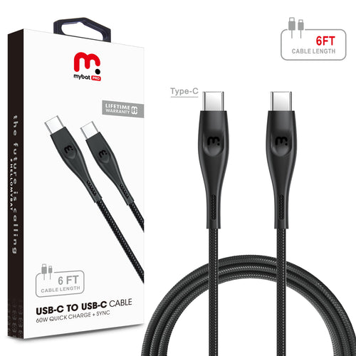 MyBat Pro USB-C to USB-C Cable - 6 FT - Black - RCBCCMO001-1.jpg