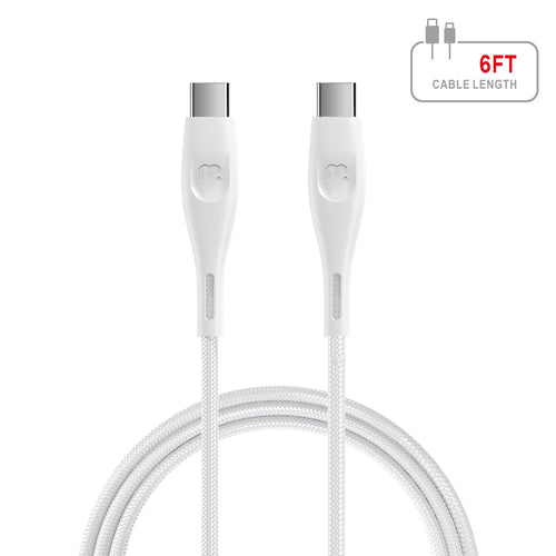 MyBat Pro USB-C to USB-C Cable - 6 FT - White - RCBCCMO002-2.jpg