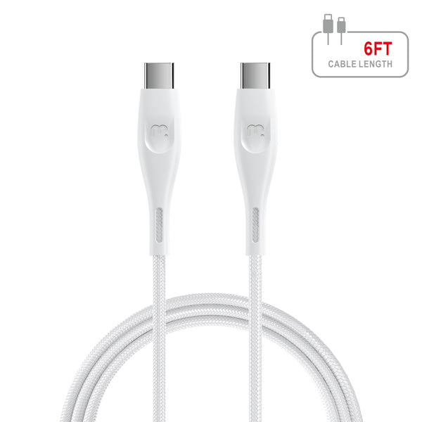 MyBat Pro USB-C to USB-C Cable - 6 FT - White - RCBCCMO002-2.jpg